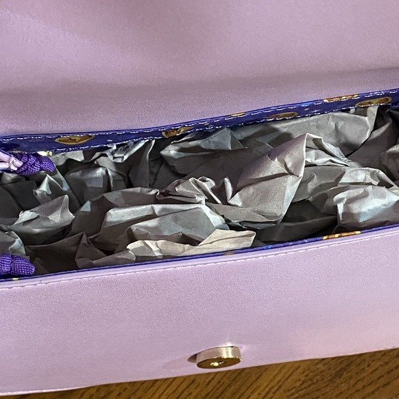 Loungefly Disney Hercules Muses Clouds Crossbody Bag 2022 Unisex Purple Vacation - Picture 12 of 16